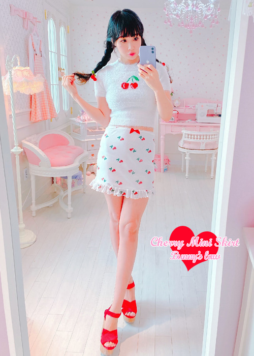 Cherry Mini Skirt