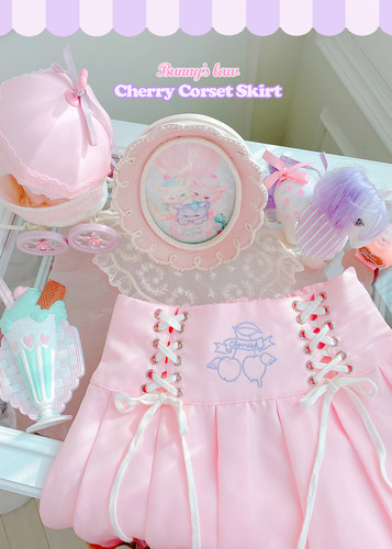 Cherry Corset Skirt