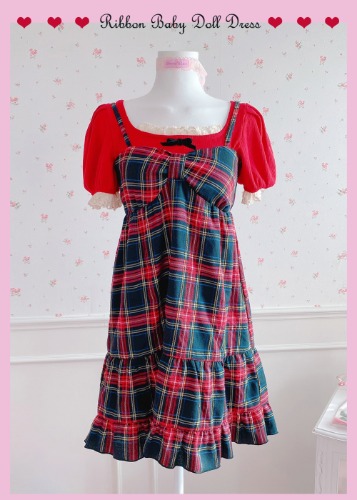 Ribbon Babydoll Dress