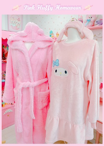 Pink Fluffy Homewear 2종