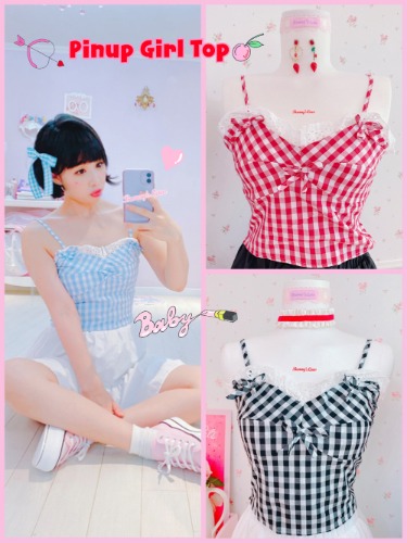 Pinup Girl Top (3color)