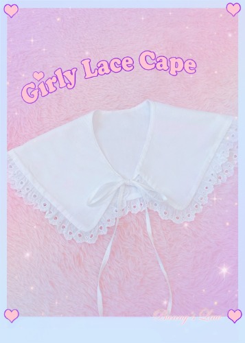 Girly Lace Cape