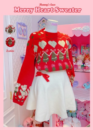 Merry Heart Sweater (2color)