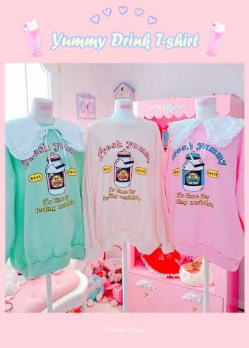 Yummy Drink T-shirt (3color)
