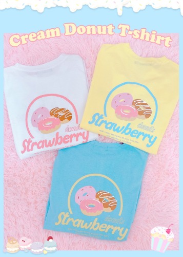 Cream Dount T-shirt (3color)