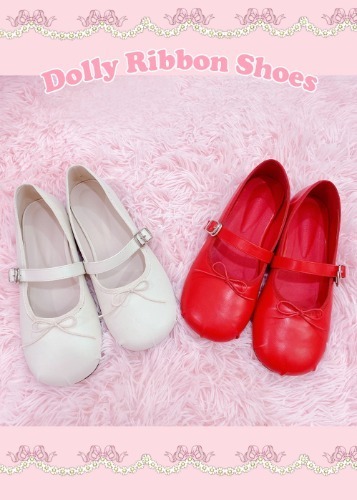 Dolly Ribbon Shoes (2color)