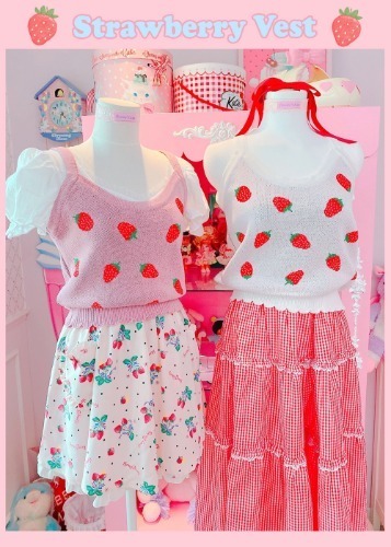 Strawberry Vest (2color)