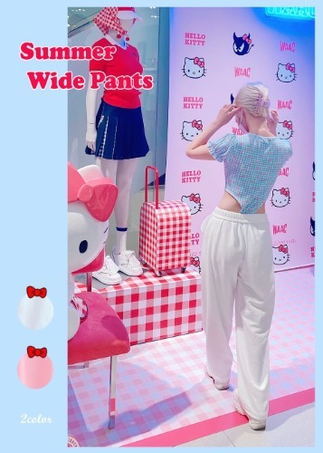 Summer Wide Pants (2color)