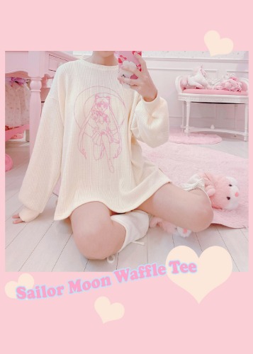 Sailor Moon Waffle Tee